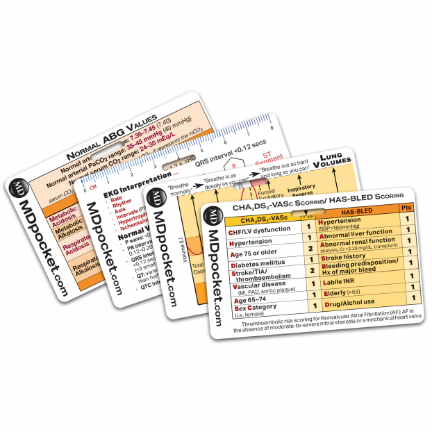 tidal volume horizontal badge reference card