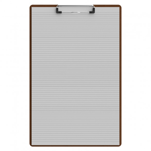 Vertical 17 x 11 MDF Clipboard Notepad