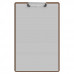 5 Pack - Vertical 11 x 17 MDF Clipboard Notepad - Blank