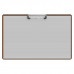 2 Pack - Horizontal 17 x 11 MDF Clipboard Notepad - Blank