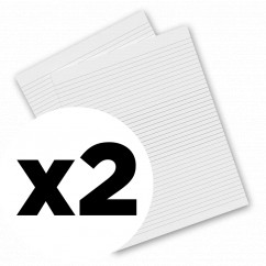 2 Pack - 8.5 x 11 Notepads