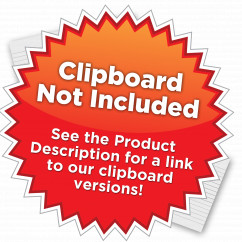 5 Pack - ISO Clipboards Notepads