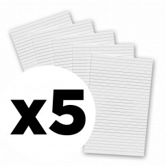 5 Pack - 5 x 8 Notepads