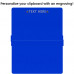 Blue A4 ISO Clipboard