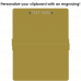 Tactical Brown ISO Clipboard - Slightly Damaged