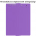 Lilac Vertical ISO Clipboard