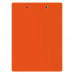 Letter Size 8.5 x 11 Aluminum Clipboard | Orange