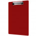 Letter Size 8.5 x 11 Aluminum Clipboard | Red