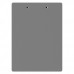 Letter Size 8.5 x 11 Aluminum Clipboard | Silver