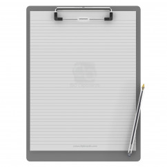 Letter Size 8.5 x 11 Aluminum Clipboard | Silver