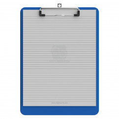Letter Size 8.5 x 11 Plastic Clipboard | Blue