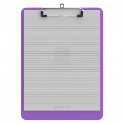 Letter Size 8.5 x 11 Plastic Clipboard | Lilac