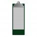 4.25 x 11 Aluminum Server Clipboard - Green