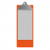 4.25 x 11 Aluminum Server Clipboard - Orange