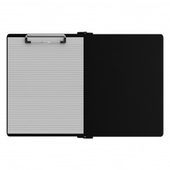 Left Folding Ledger ISO Clipboard | Black