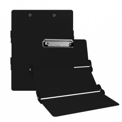Black Trifold ISO Clipboard