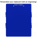 Blue Trifold ISO Clipboard