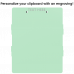 Mint Trifold ISO Clipboard