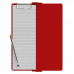 Red Vertical ISO Clipboard