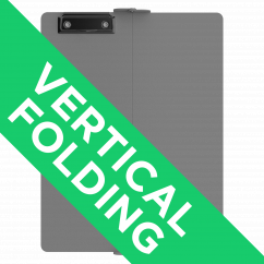 Silver Vertical ISO Clipboard
