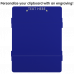 WhiteCoat Clipboard® ISO Centerfold Blue