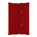 WhiteCoat Clipboard® ISO Centerfold Red