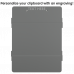 WhiteCoat Clipboard® ISO Centerfold Silver
