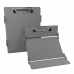 WhiteCoat Clipboard® ISO Centerfold Silver