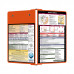  Folding Memo - WhiteCoat Clipboard® - Orange Medical Edition