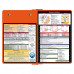  Folding Memo - WhiteCoat Clipboard® - Orange Medical Edition