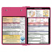  Folding Memo - WhiteCoat Clipboard® - Pink Medical Edition