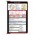  Folding Memo - WhiteCoat Clipboard® - Red Medical Edition