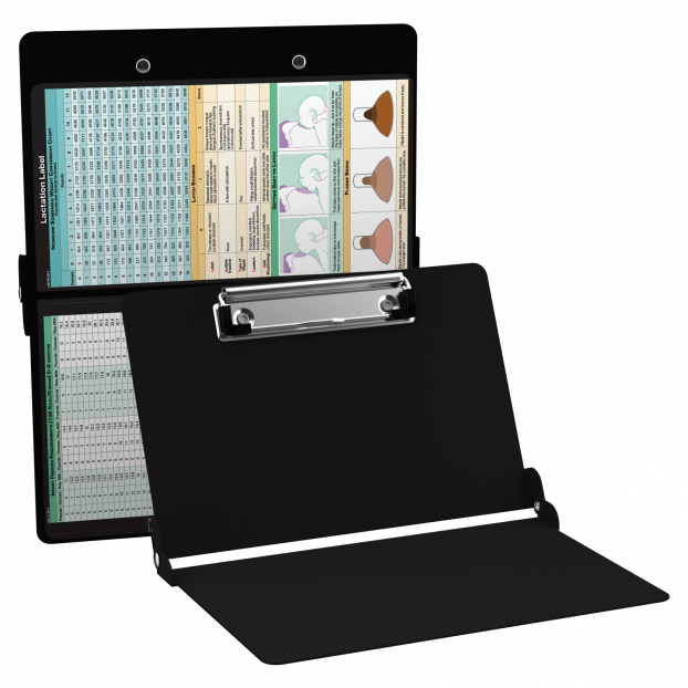 WhiteCoat Clipboard® - Black Lactation Consultant Edition