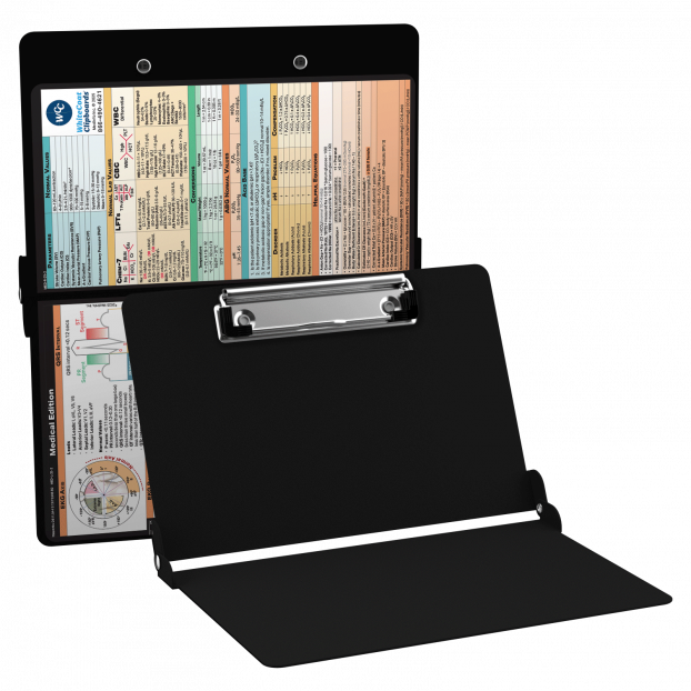 WhiteCoat Clipboard® - Black Medical Edition