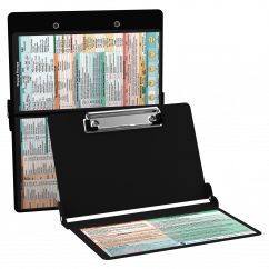 WhiteCoat Clipboard® - Black Physical Therapy Edition