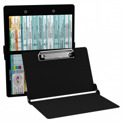 WhiteCoat Clipboard® - Black Speech Language Pathology Edition
