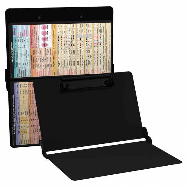 WhiteCoat Clipboard® - Blackout Anesthesia Edition