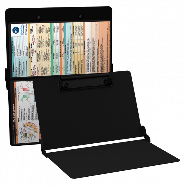 WhiteCoat Clipboard® - Blackout Medical Edition