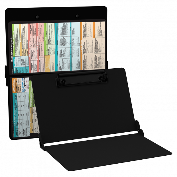 WhiteCoat Clipboard® - Blackout Diagnostic Sonography Edition