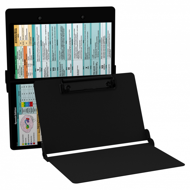 WhiteCoat Clipboard® - Blackout Speech Language Pathology Edition