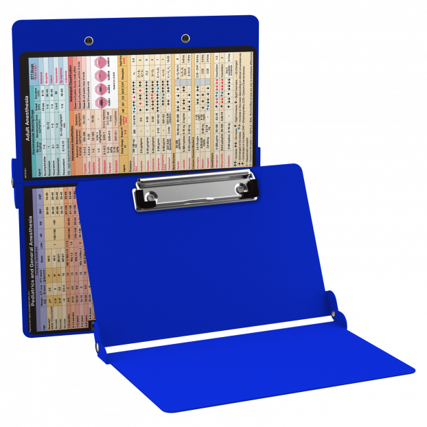 WhiteCoat Clipboard® - Blue Anesthesia Edition