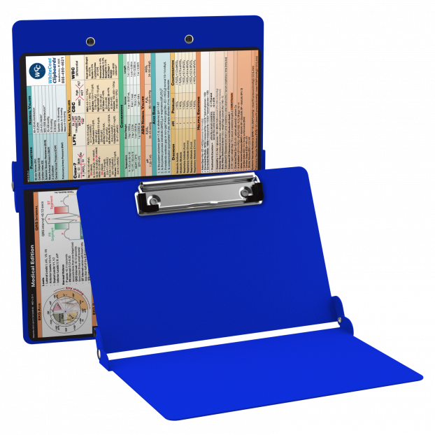 WhiteCoat Clipboard® - Blue Medical Edition