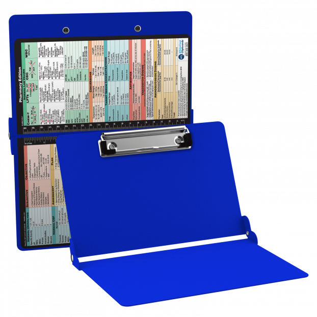 WhiteCoat Clipboard® - Blue Pharmacy Edition