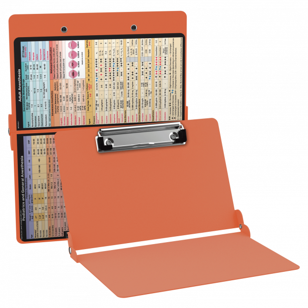 WhiteCoat Clipboard® - Coral Anesthesia Edition