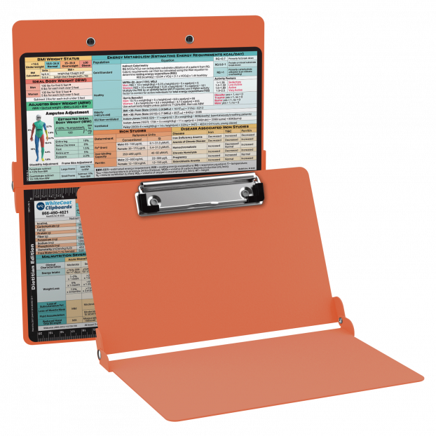 WhiteCoat Clipboard® - Coral Dietitian Edition