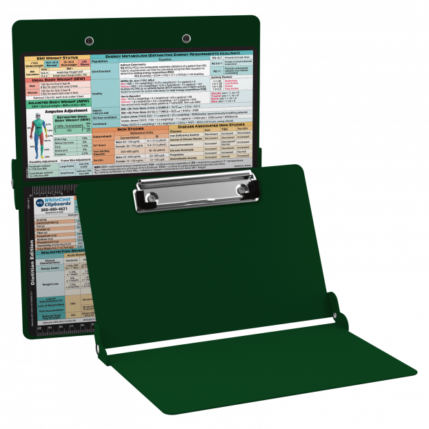 WhiteCoat Clipboard® - Green Dietitian Edition