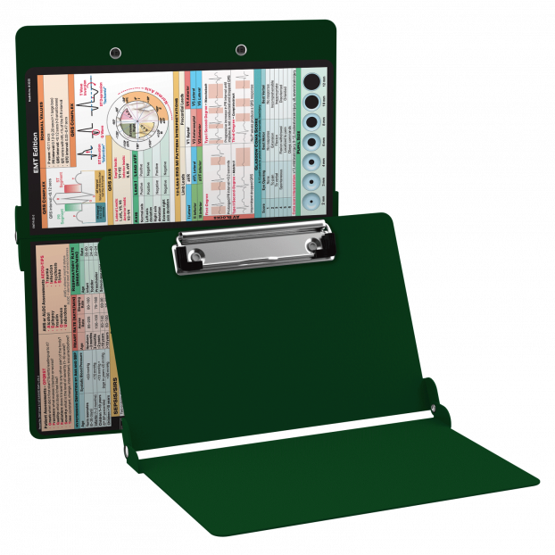 WhiteCoat Clipboard® - Green EMT Edition
