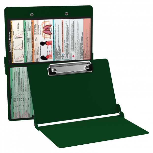 WhiteCoat Clipboard® - Green Respiratory Edition