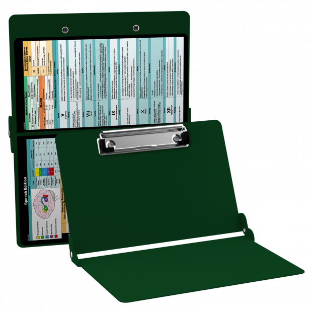 WhiteCoat Clipboard® - Green Speech Language Pathology Edition