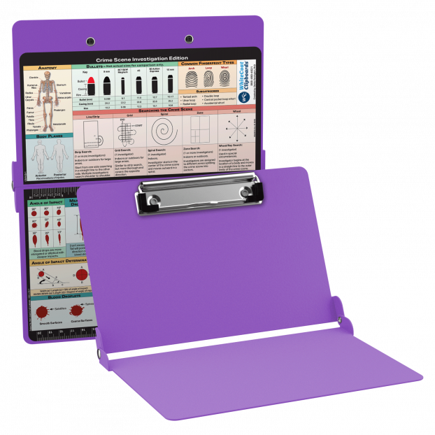 WhiteCoat Clipboard® - Lilac Crime Scene Investigation Edition WhiteCoat Clipboard® - Lilac Crime Scene Investigation Edition